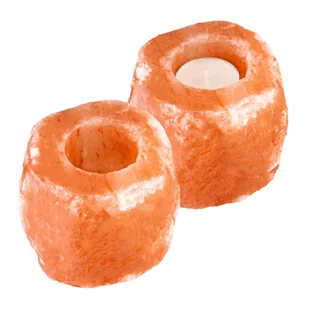 Świecznik Solny Naturalny 1-2Kg Jonizator Tealight - Świeczniki - miniaturka - grafika 1