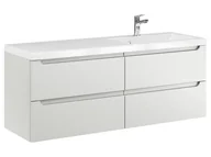 Szafki łazienkowe - Szafka Wisząca Z Umywalką ETH 120 cm S Prawa - Kaszmir Mat - miniaturka - grafika 1