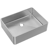 Umywalki - Luisa Umywalka 48x37 ze stali nierdzewnej - miniaturka - grafika 1