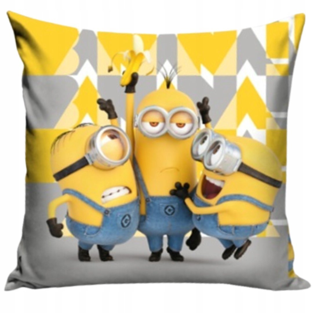 Poszewka Minions z Kolorowym Motywem Minionków Dekoracyjna do Pokoju