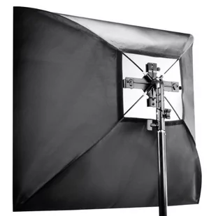 Walimex Pro Set 4f. Blitzhalter inkl. Softbox 90x90cm 18656 - Akcesoria do lamp błyskowych - miniaturka - grafika 1