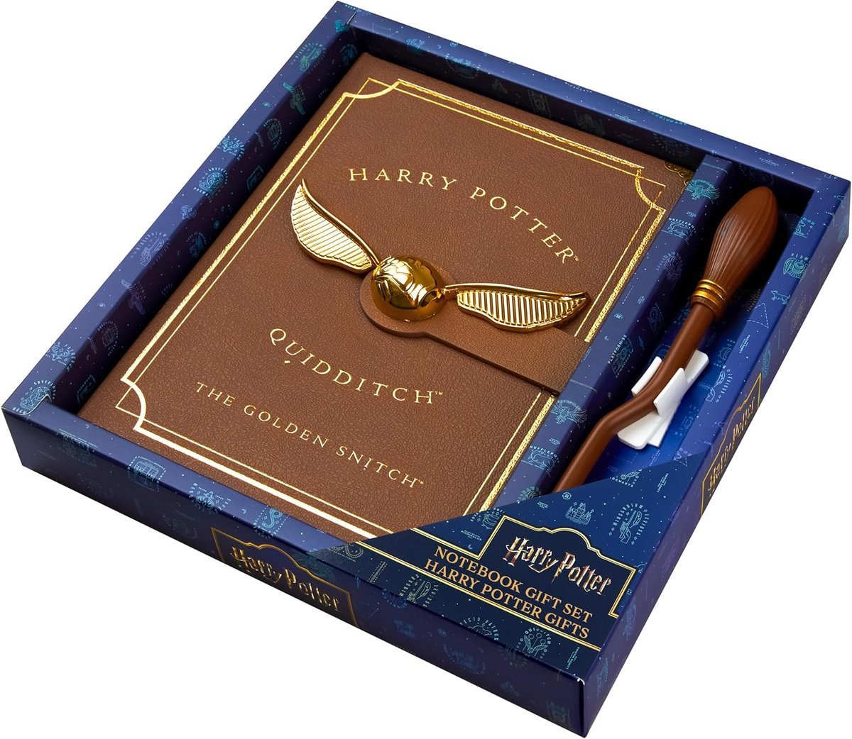 Harry Potter Zestaw notesów A5, dziennik z długopisem, sztuczna skóra, twarda oprawa, dla dzieci, nastolatków, fanów, artykuły podróżnicze, artykuły..