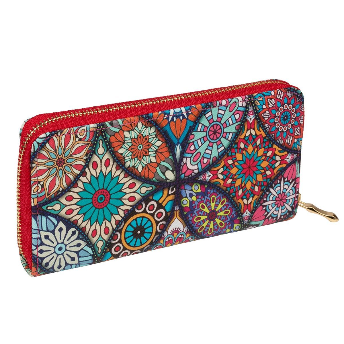 PORTFEL DAMSKI Alessio PORTMONETKA Miękki Styl Ludowy FOLK