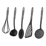 Pozostałe akcesoria kuchenne - Komplet 5 akcesoriów kuchennych Capri szary - miniaturka - grafika 1
