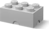 Pojemniki na zabawki - LEGO Brick 6 40000805 szary - miniaturka - grafika 1