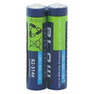 Blow Bateria Super Alkaline Aaa LR3 2 szt. - Baterie i akcesoria - miniaturka - grafika 1