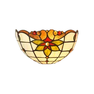 Lampy ścienne - Kinkiet witrażowy TIFFANY 1X40W E14 222 PREZENT - miniaturka - grafika 1