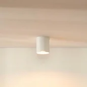 Lampy sufitowe - Lucide BODI plafon Round GU10 excl D8 H9.5cm Biały 09100/01/31 - miniaturka - grafika 1