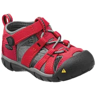 Buty dla chłopców - Sandały dziecięce Keen Seacamp II CNX INF Rozmiar butów (UE): 20-21 / Kolor: czerwony/szary - miniaturka - grafika 1