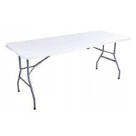 Pozostałe meble ogrodowe - Mirosław Gockowiak Stół cateringowy FETA składany w walizkę 180 cm biały STÓŁ FETA - miniaturka - grafika 1