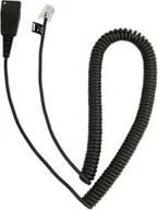 Akcesoria do telefonów stacjonarnych - Kabel Jabra QD -> RJ9, spirala 0,5-2 m do telefonów Lucent/Cisco - miniaturka - grafika 1