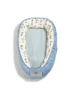 Rożki i beciki - La Millou Kokon Velvet Collection Best nest M ( Heartbeat Blue Music - Wind Blue ) - miniaturka - grafika 1