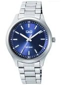 Zegarki męskie - Zegarek QQ Q49B-001P Męski Klasyczny Niebieski 50M - miniaturka - grafika 1