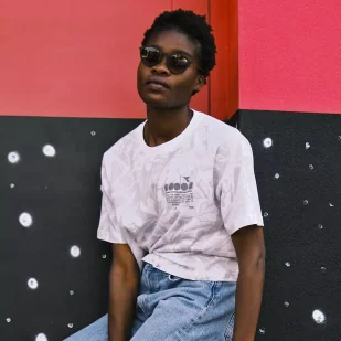 Koszulka damska DIADORA L. T-SHIRT SS CROP MANIFESTO - Koszulki i topy damskie - miniaturka - grafika 5
