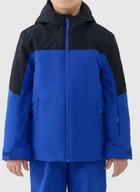 Kurtki narciarskie - Kurtka narciarska dla chłopca 4F M0821 kobalt 4FJWAW25TTJAM0821 36S 146cm - miniaturka - grafika 1