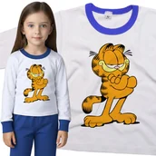 Piżamy dla dziewczynek - Piżama dziecięca Garfield Kot 98/104 - VoloDonum - miniaturka - grafika 1