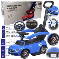 Jeździki dla dzieci - JEDZIK Z RCZK - 639 - MERCEDES C63 - NIEBIESKI - miniaturka - grafika 1