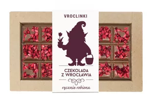 Czekolada mleczna z malinami - krasnal 1 - Czekolada - miniaturka - grafika 1