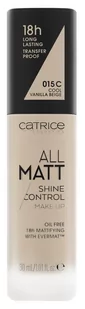 Catrice All Matt Shine Control Podkład Matujący 015C Cool Vanilla Beige CAT933164 - Podkłady do twarzy - miniaturka - grafika 5