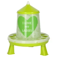 Karmniki dla ptaków - Kerbl Pet karmnik dla kurcząt "Ladies" - 2,4 l / 2 kg - miniaturka - grafika 1