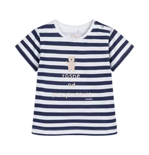 T-shirt dla dziecka do 2 lat, z napisem Rosnę od przytulania, w paski - Bluzki dla niemowląt - miniaturka - grafika 1