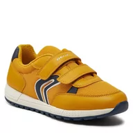 Buty dla chłopców - Sneakersy Geox J Alben Boy J459EC 01454 C2PF4 D Ochreyellow/Navy - miniaturka - grafika 1