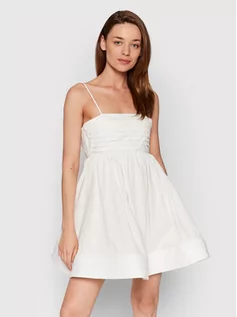Sukienki - Glamorous Sukienka letnia GC0564 Biały Regular Fit - grafika 1