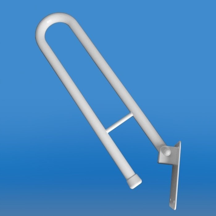 Herdegen UUWC-5 / CORRADOMED / Uchwyt uchylny do WC biały 500 MM / ŚREDNICA FI25