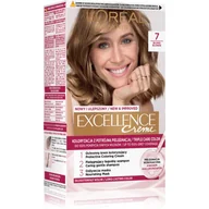 Farby do włosów i szampony koloryzujące - Loreal Excellence Creme 7 Blond - miniaturka - grafika 1