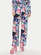 Spodnie damskie - YAS Spodnie materiałowe Alara 26033658 Kolorowy Loose Fit - miniaturka - grafika 1