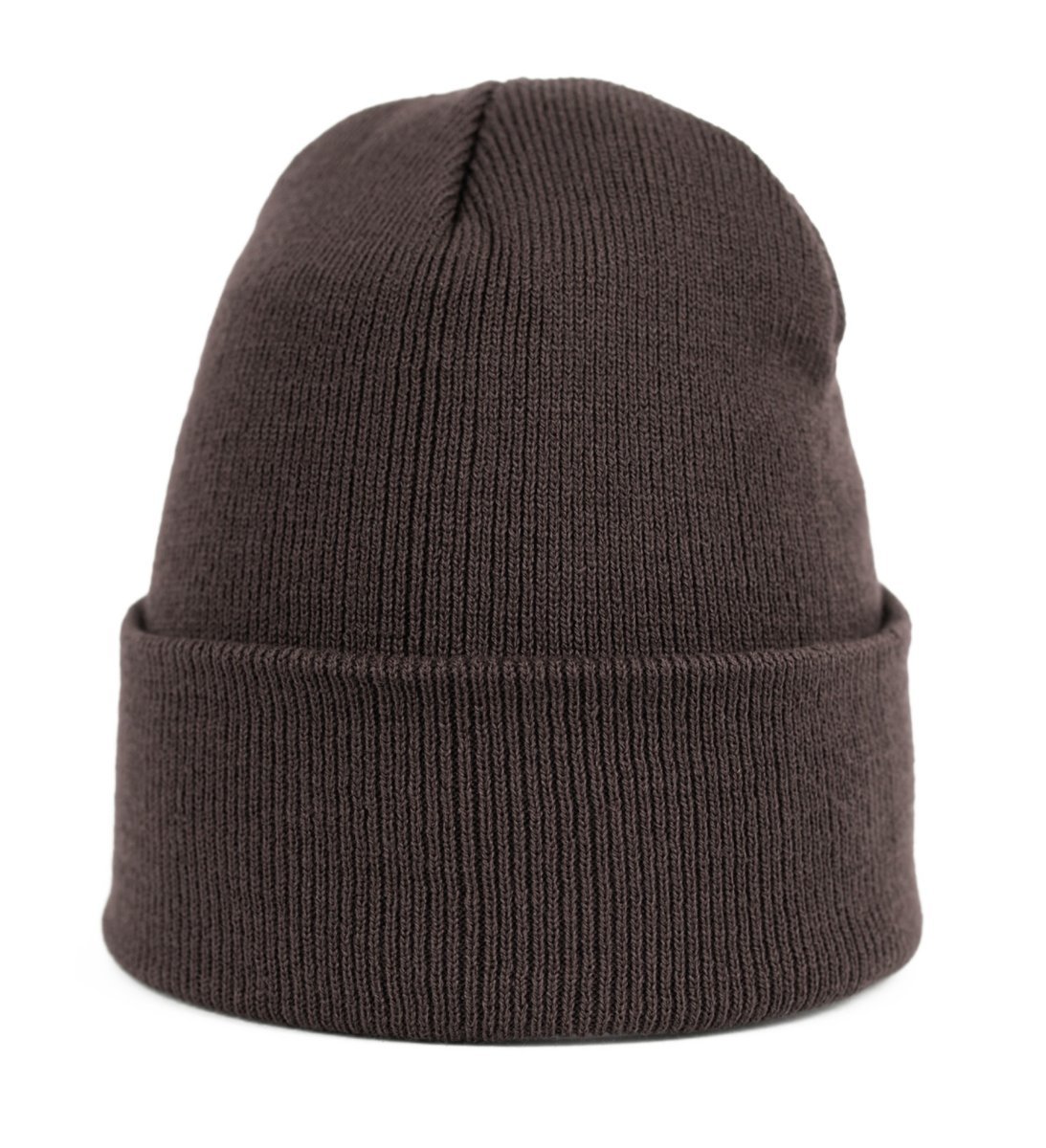 Czapka Zimowa Damska Męska Beanie Podwijana Uniwersalna Casualowa Jesienna