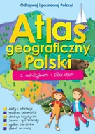 Książki edukacyjne - Wilga GW Foksal Atlas geograficzny Polski z naklejkami i plakatem - Opracowanie zbiorowe - miniaturka - grafika 1