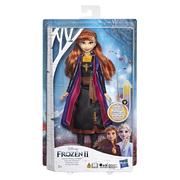 Lalki dla dziewczynek - Hasbro Kraina Lodu Frozen II Anna w magicznej podświetlanej sukience - miniaturka - grafika 1