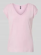 Koszulki i topy damskie - T-shirt o kroju relaxed fit z mieszanki modalu model 'KAMALA' - miniaturka - grafika 1