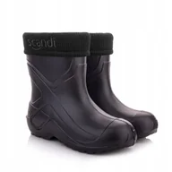 Buty dla dziewczynek - Kalosze dziecięce, Kalosze Lemigo Scandi, lekkie kalosze czarne r. 33 - miniaturka - grafika 1