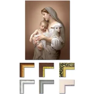 Ikony i obrazy sakralne - Obraz Matka Boża z Dzieciątkiem Jezus - miniaturka - grafika 1