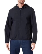 Kurtki męskie - Champion Męska kurtka z kapturem Legacy Outdoor miękka poliestrowa tkana kurtka z kapturem, Czarny, XL - miniaturka - grafika 1