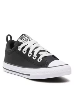Buty dla dziewczynek - Converse Trampki Ctas Street Slip 671650C Czarny - grafika 1