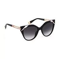 Okulary przeciwsłoneczne - Furla Okulary damskie, Shiny Black, 55 - miniaturka - grafika 1