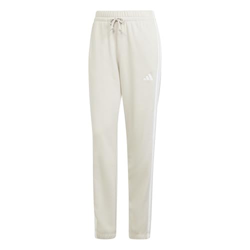 adidas Kobiety ESSENTIALS 3-STRIPES FRENCH TERRY CUFFED PANTS, wonder alumina/white, S