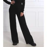 Spodnie damskie - Calvin Klein Spodnie | Straight fit | z dodatkiem wełny - miniaturka - grafika 1