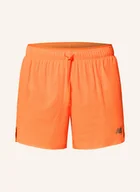 Spodenki damskie - New Balance Szorty Do Biegania 2 W 1 Rc Ultra Light Split Short 5" orange" - miniaturka - grafika 1