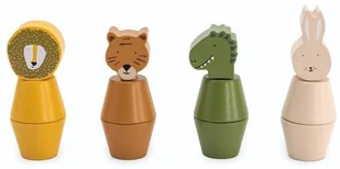 Drewniane zwierzątka skręcane figurki - Figurki dla dzieci - miniaturka - grafika 1