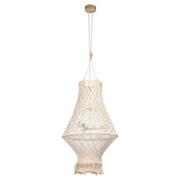 Lampy sufitowe - Britop LAMPA wisząca REVE 18127374 ekologiczna OPRAWA boho ZWIS pleciony kremowy - miniaturka - grafika 1