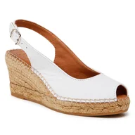 Espadryle damskie - Espadryle Toni Pons Croacia Biały - miniaturka - grafika 1