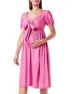 Sukienki - MAMALICIOUS Women's MLJOLENE TESS 2/4 Woven UK sukienka 2F A. Sukienka, super różowa, S - miniaturka - grafika 1