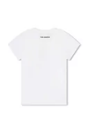 Koszulki dla dziewczynek - Karl Lagerfeld t-shirt bawełniany dziecięcy kolor czarny - miniaturka - grafika 1
