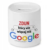 Skarbonki - Skarbonka Dla Zduna na Urodziny na Prezent z Nadrukiem ze Zdjęciem + Opakowanie na prezent (wzór 03) - miniaturka - grafika 1