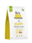 Sucha karma dla psów - BRIT CARE Dog Sustainable Puppy Chicken & Insect 3kg - miniaturka - grafika 1