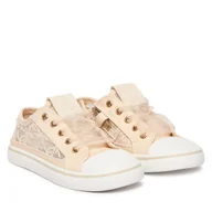 Buty dla dziewczynek - Trampki Mayoral 43725.11 Beżowy - miniaturka - grafika 1